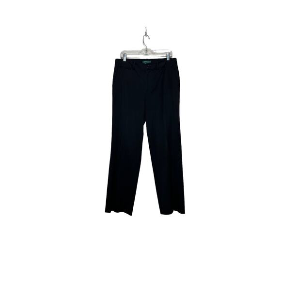 Ralph Lauren black flat front pants size 10 - Picture 7 of 8